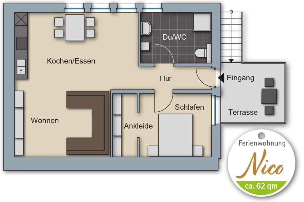Goerg Ferienwohnungen Kröv Zimmer foto